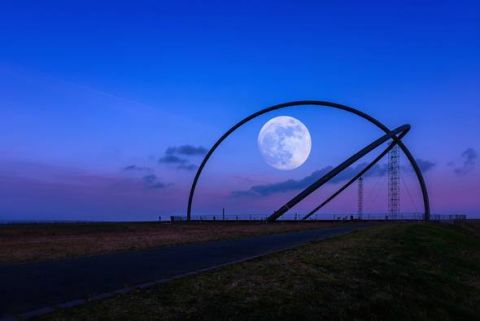 Vollmondwanderung über die Halde Hoheward